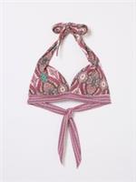FatFace Womens Pink Paisley Bikini top in Paisley