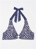 FatFace Womens Blue Bikini top