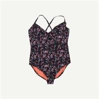 FatFace Womens Navy Floral Swimsuit