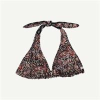 FatFace Womens Black Paisley Bikini top