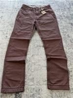 Fat Face Trousers Mens W30 L30 Burgundy Slim Tapered Chino Casual NWT - 30 Regular