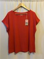 FatFace red organic cotton t shirt UK 18 NWT - 18 Regular