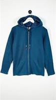 RRP £50, NEW Fat Face Navy Hemsby Textured Zip Thru Hoodie - 8 Regular