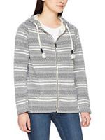 NEW Fat Face NAVY Eskdale Pattern Zip Through Hoodie - 6 Regular