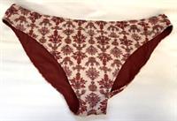 NEW! Fat Face UK24 hot orange Jaipur floral reversible bikini bottoms - UK 24. Eur 52. US 20. Regular