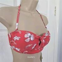 BNWT Fat Face Bikini Top Bold Blooms Size 12 Removeable Straps Bandau - 12 Regular