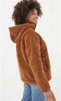 Fat Face Womens Millie Half Zip Neck Hooded Super Soft Fleece XL New RRP £65 - XL Regular