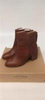 Fat Face Ankle Boots Brown Emily Tassle Leather Boots Uk Size 5 Lot R13