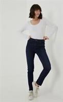 Fat Face Womens Sway Slim Leg Comfort Stretch Jeans Dark Blue uk 8R New - 8 Slim Regular