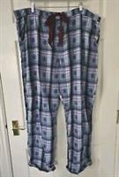 Fat Face Pyjama Bottoms Snowflake Pattern Size 22 New But Defect See Description - 22 Plus