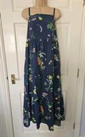 Fat Face Midi Dress National Forest Elm Floral Midi Dress Size 10 New With Tags - 10 Regular