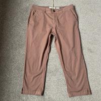 Fatface Farnham Chino crop brown trousers size 12 NEW - 12 Regular