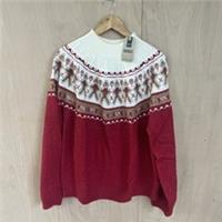 BNWT Fatface Christmas Jumper Gingerbread Knit Jumper Size 20 Ideal Gift - 20 Regular