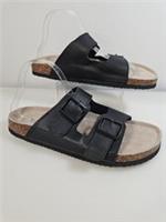 Fat Face Meldon Sandals Double Strap Size 44 UK 10 Leather New No Tags