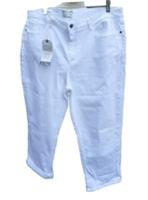 Fat Face Womens White Capri Jeans Size 20L Cotton BNWT Charity Sale - 20L Regular