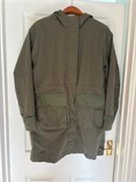 Fat Face Womens Mira Parka Waterproof uk 16 Khaki Hooded New RRP £170 3-in-1 - 16 Regular