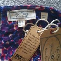 Fat Face Tara Dress Spot Jersey Tiered Pink Blue & Cream Size 12 Pockets BNWT - 12 Regular