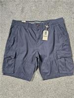 Fat Face Bude Shorts Mens Size W38 Navy Cargo Style Cotton New With Tags - 38 Regular