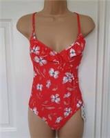 Fat Face Swimming Costume Swimsuit Sz 10 Tummy Control Bold Blooms BNWT Rrp &pound;45 - 10 Regular