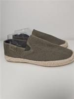 Fat Face Canvas Shoes Size 40 UK 6.5 Slip On Pumps Espadrille Green BNWOT