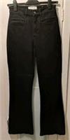 Fat Face Fly Flare Eco Denim Jeans Women's Size 6R Black. - 6R Regular
