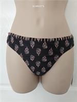 Fat Face Bikini Bottoms Woodblock Print Size 6 New With Tags Rrp &pound;25 Beach - 6 Regular