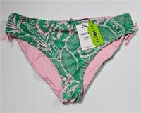 Fat Face Bikini Bottoms Size 14 Tropical Leaves Green & Pink New With Tags - 14 Regular
