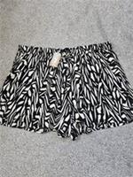 Fat Face Flippy Shorts Fiona Size 24 Paint Strokes Black Pockets Elasticated New - 24 Plus