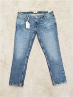 Fat Face Mens Lean Jeans Size 42S W42 L30 Blue Straight Leg BNWT Casual Stone - 42 Regular