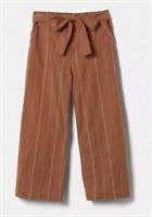 BNWT Fat Face Exmouth Crop Trousers Rust Sze 8 Cropped Culottes Belted Wide Leg