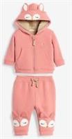 Fat Face Baby Girls Deer Hoody & Joggers Set Age 3-6 Months *BNWT*