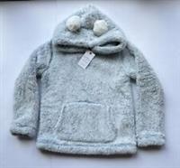 Fatface Girls Bear Ears Teal Green Snuggle Fleece Hoodie - Various Sizes -BNWT