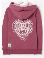 FatFace Girls Berry Be True To You Zip Through Hoodie Age 3-4 Years *BNWT*
