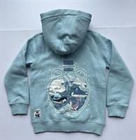 FatFace Girls Mint Polar Bear Zip Through Hoodie In Various Sizes *BNWT*