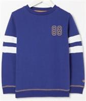 Fatface Boys Blue Find Your Adventures Crew Sweatshirt In Various Sizes *BNWT*