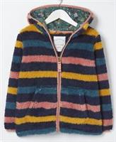 Fatface Girls Woodland Stripe Full Zip Fleece Age 8-9 Years *BNWT*