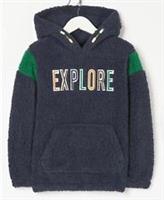 Fatface Boys Explore Popover Fleece Hoodie In Various Sizes *BNWT*