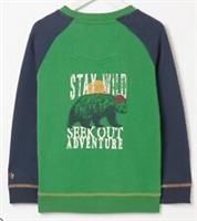 Fatface Boys Stay Wild Raglan Crew Sweat In Various Sizes *BNWT*