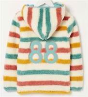 Fatface Girls 88 Full Zip Striped Fleece Age 10-11 Years *BNWT*