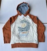 Fat Face Boys Orange Chase The Surf Popover Hoodie - Various Sizes - *BNWT*