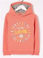 FatFace Girls Blush Let The Sunshine In Hoodie Age 7-8 Years *BNWT*