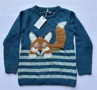 Fatface Girls Teal Geeen Felicity Fox Knitted Jumper In Various Sizes *BNWT*