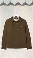 Ex Fat Face Mens Long Sleeve Rutland Layring Overshirt in Brown - S Regular