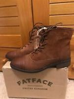 Fatface Mable Tan Suede Leather Boots, Size UK 6.5, EU 40, BNWB