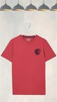 Ex Fat Face Mens Short Sleeve Practice Makes Perfect T-Shirt in Rose Pink - S Regular