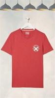 Ex Fat Face Mens Short Sleeve Surfing Graphic T-Shirt in Rose Pink Watermelon - XL Regular