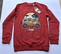 Fatface Boys Red Jeep Crew Sweatshirt In Various Sizes *BNWT*