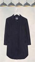 Ex Fat Face Womens Long Sleeve Chester Cord Shirt Dress in Dark Navy - 10 Regular