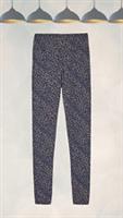 Ex Fat Face Womens Meribel High Rise Stretch Printed Leggings in Blue - 6 Regular