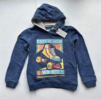 FatFace Girls Blue Roller Skate Popover Hoodie Age 7-8 Years *BNWT*